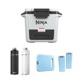 Ninja FrostVault 30QT/28L Cooler, Ice Pack & Thirsti Bottle Bundle product photo