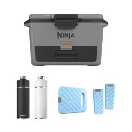 Ninja FrostVault 50QT/47L Cooler, Ice Pack & Thirsti Bottle Bundle product photo