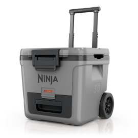 Ninja FrostVault 30QT/28L Wheeled Cooler with Dry Zone, Slate Grey FB230UKGY product photo Side New M
