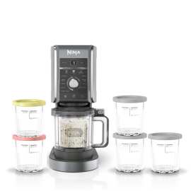 Ninja CREAMi Deluxe 10-in-1 Ice Cream and Frozen Drink Maker (4 Tub Bundle) product photo Side New M