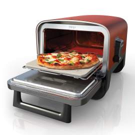 Ninja Woodfire Electric Outdoor Oven, Artisan Pizza Maker and BBQ Smoker OO101UK product photo Side New M