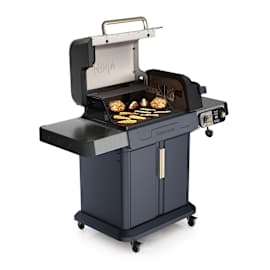 Ninja FlexFlame Gas BBQ & Outdoor Cooking System - Blue & Gold PG301UKBL product photo Side New M