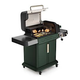 Ninja FlexFlame Gas BBQ & Outdoor Cooking System - Green & Gold PG301UKGN product photo Side New M