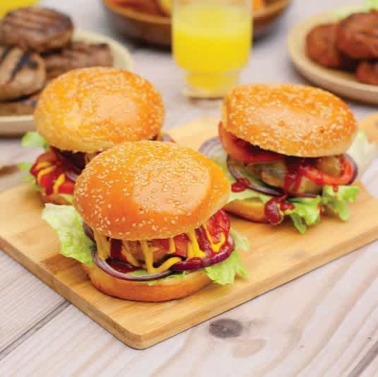 Image of Grilled Burger Trio